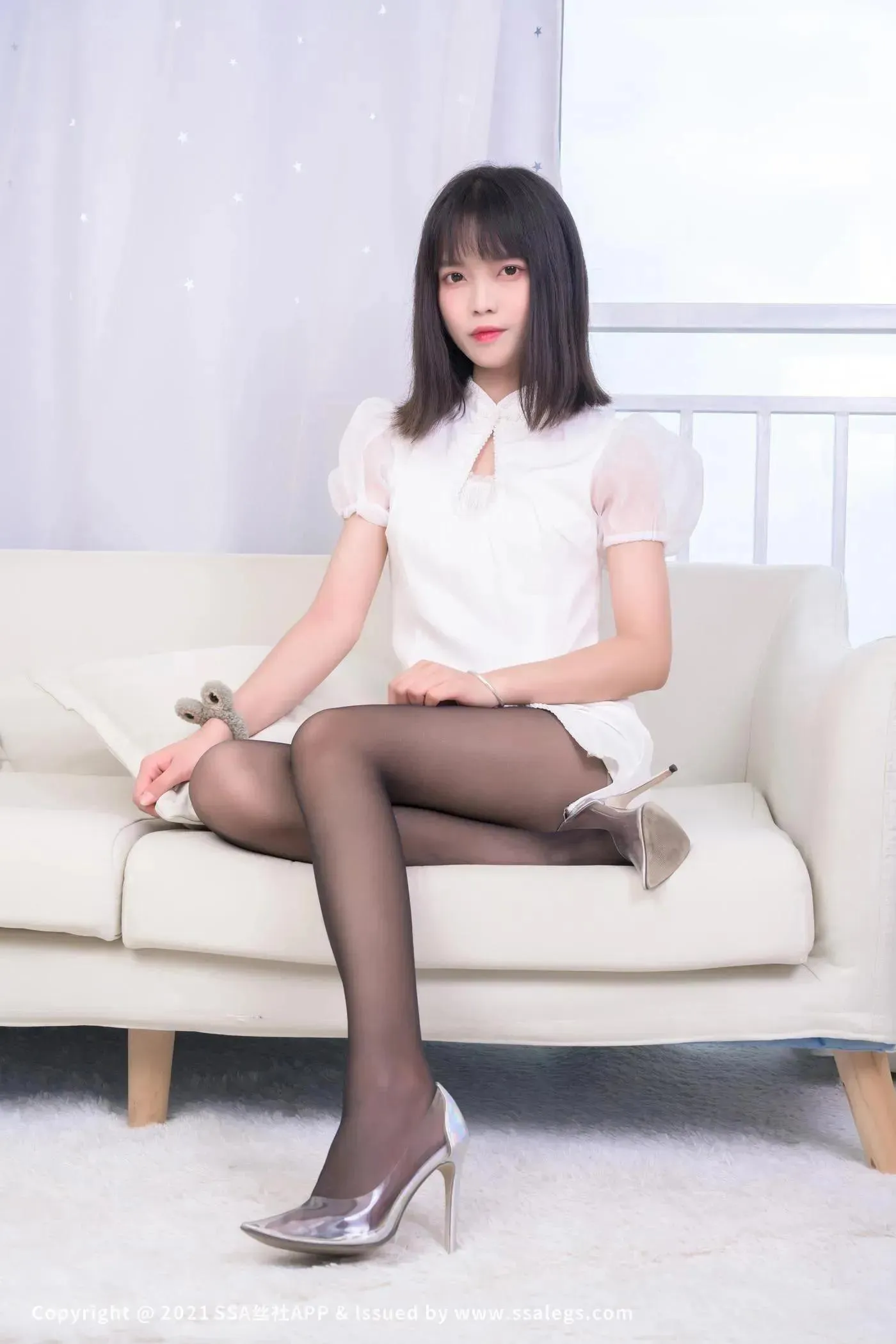 [SSA丝社]超清写真 NO.664 腿模丹丹的黑丝袜美足（上） [74P]插图9